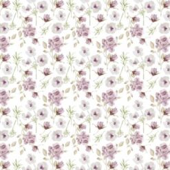 Morning Lilac- White Posy - Camelot Fabrics