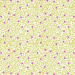 Inflorescence A859-2- Chartreuse-White small flowers with pink neon