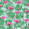 Flamingos in Palm Leaves