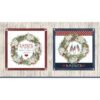 Patriotic Wreath Pillow Panel - Farmhouse Americana