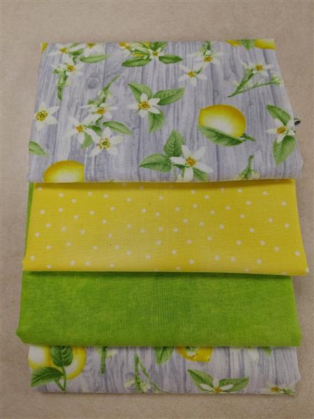 Pointed Table Runner Kit - Lemons
