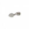 Heart Zipper Pulls - Nickel