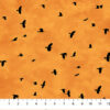 Spellbound - Orange - Mini Crows - Northcott Fabric