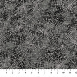 Spellbound - Spider Web - Black Multi - Northcott Fabrics