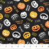 The Boo Crew - Pumpkin Toss - Black Multi - Northcott Fabric