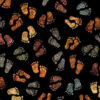 Big Foot Footprints - Black - Northcott Fabric