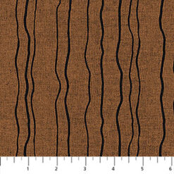 Modern Elements - Rust - Wiggle Stripe