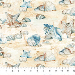 The Great Outdoors - Coastal Scene - Blue Multi