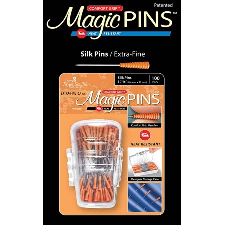 Magic Pins - Silk Extra Fine-Orange 100/Pkg