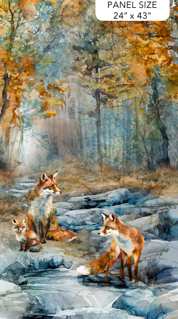 Fox Den - Blue Multi - Fox Den Panel