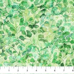 Veranda - Packed Leaves - Lt. Green