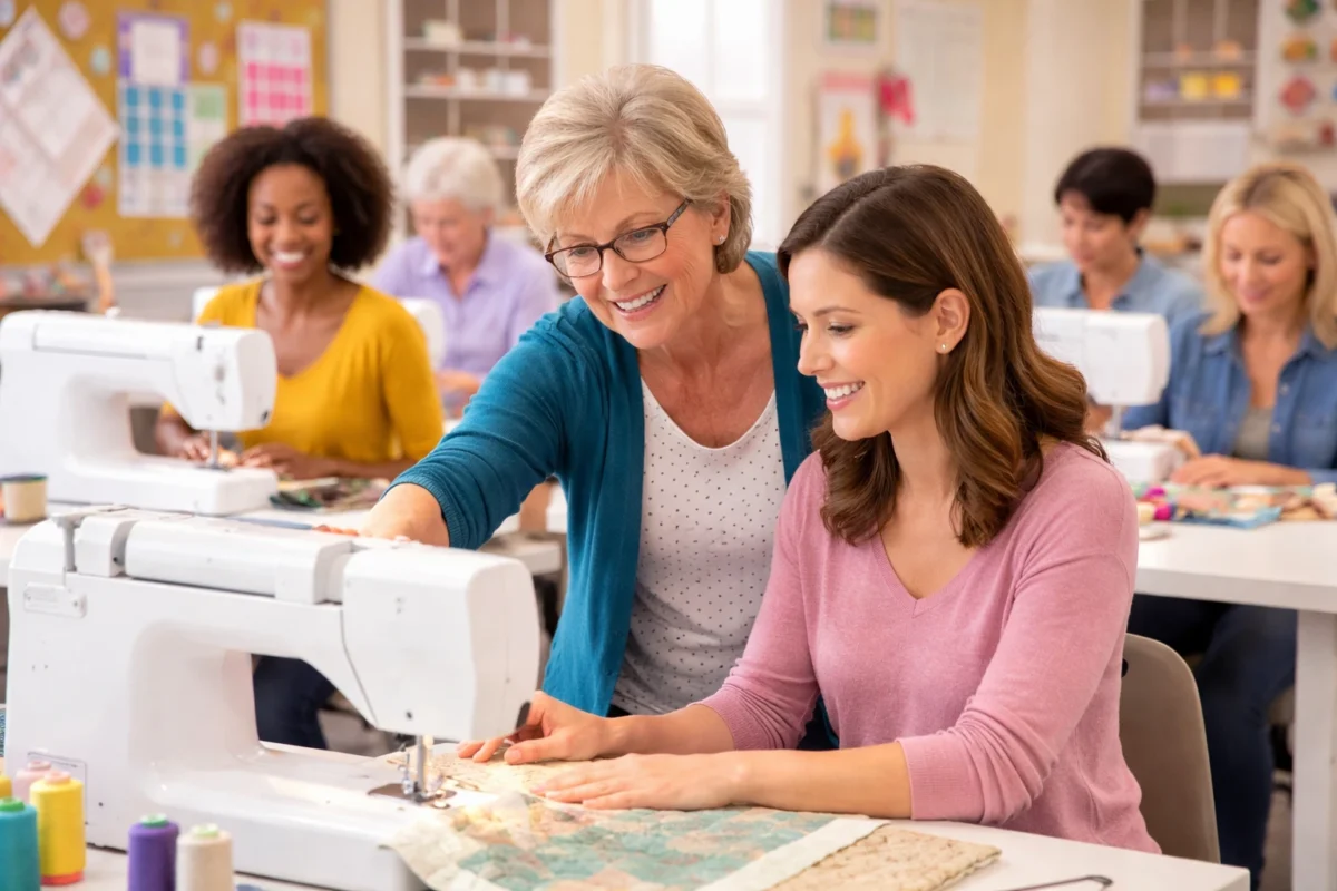 sewing class