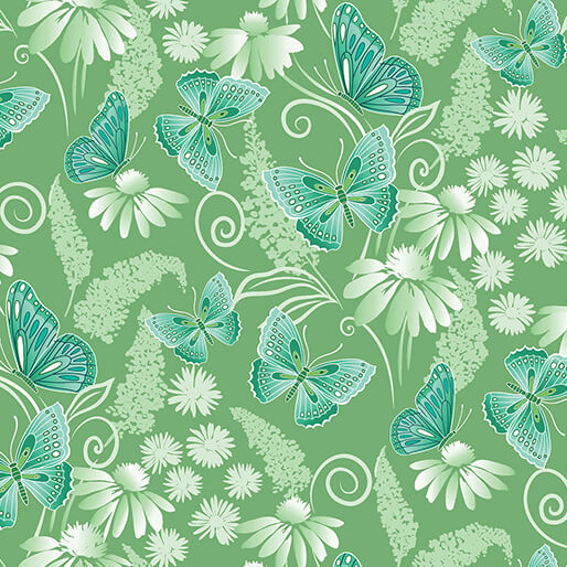Calypso Dreams Green - Butterfly Calypso