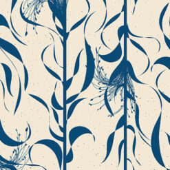Wishflower - Broomcorn - Blue/Natural