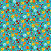 Woodland Delight Petite Floral - Turquoise