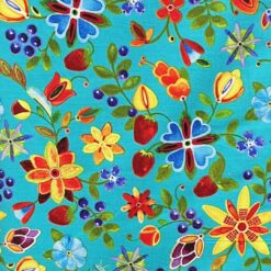 Woodland Delight Floral - Turquoise