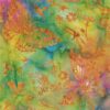 Batik Textiles– Gold Sunset Rainbow Butterflies