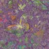 Batik Textiles– Purple Butterflies