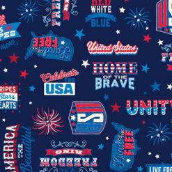 Let's Celebrate Words - Navy