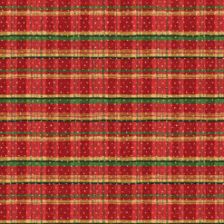 Holiday Plaid - Red 12 - Days of Christmas