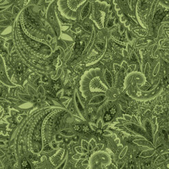 Paisley Scroll - Sage/Green - Harvest Beauty