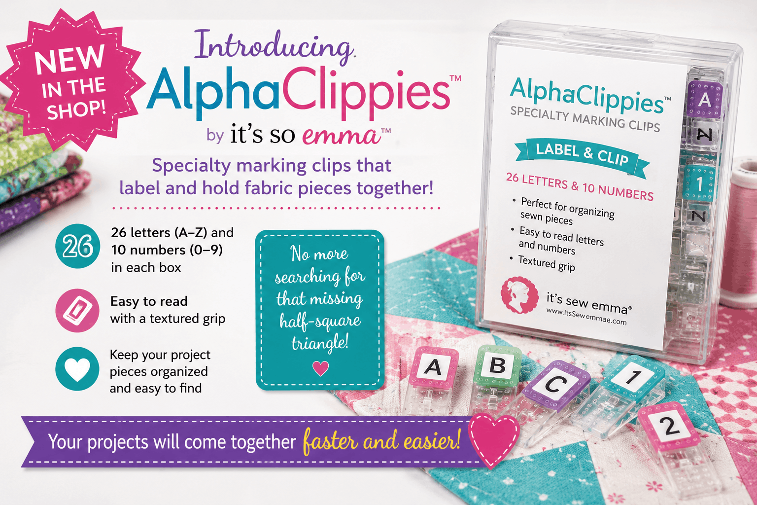 AlphaClippies Specialty Marking Clips New in the Shop