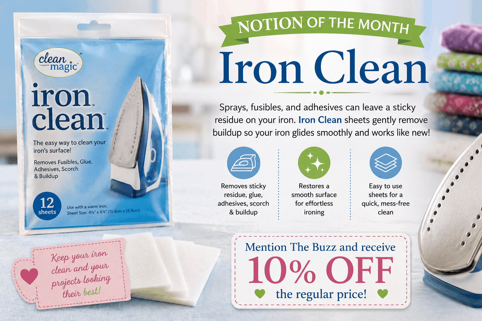 Notion of the Month Iron Clean