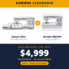 Brother Celeste CX1e embroidery machine and Brother BQ1350 sewing and quilting machine bundled together for 4999 dollars, regularly 10598.99