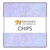 Shimmer Pre-Cuts - Pansy Deep Sea - 5" Charm