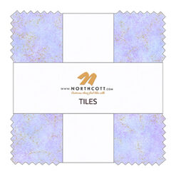 Shimmer Pre-Cuts - Pansy Deep Sea -10" Layer Cake