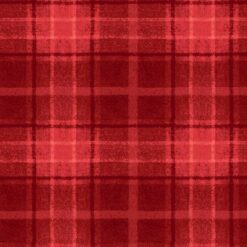 Snowtop Mountain Red Big Plaid Flanne