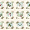 Snowtop Mountain Cream Frames Flannel