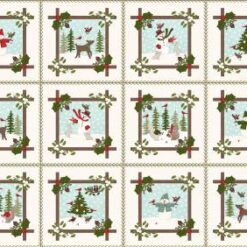 Snowtop Mountain Cream Frames Flannel