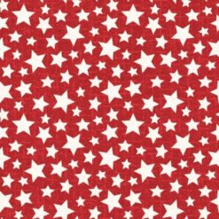 Snowtop Mountain Red Star Flannel