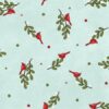 Snowtop Mountain Aqua Bunches Flannel