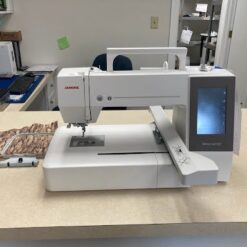 Used Janome Memory Craft 550E embroidery machine at Glory Bee's Sewing Center